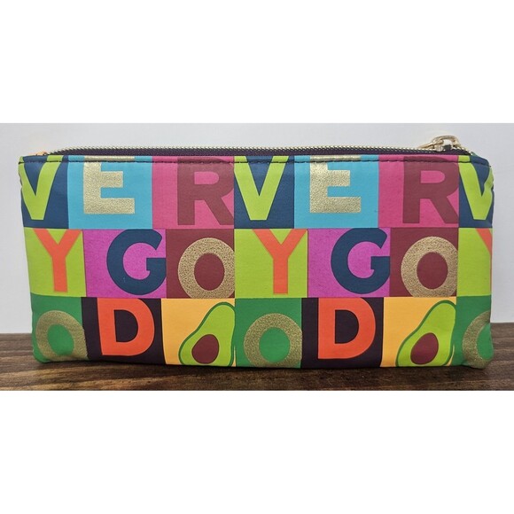 Very Good Zippered Pouch Avocado Pull Tabitha Brown NEW Pencil Cosmetic Case - Picture 2 of 8